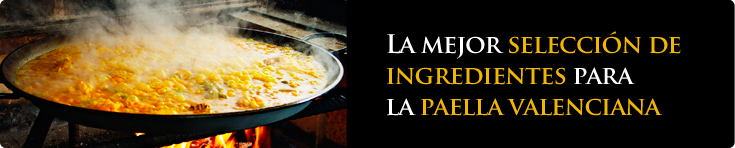 Ingredientes para paella valenciana