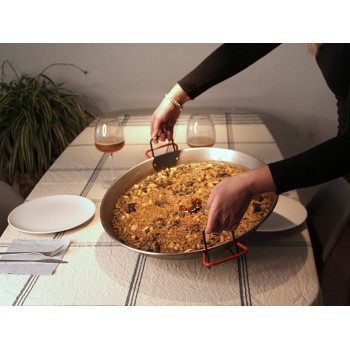 Porta paella allungabile compatibile padella per paella da 26 a 55 cm