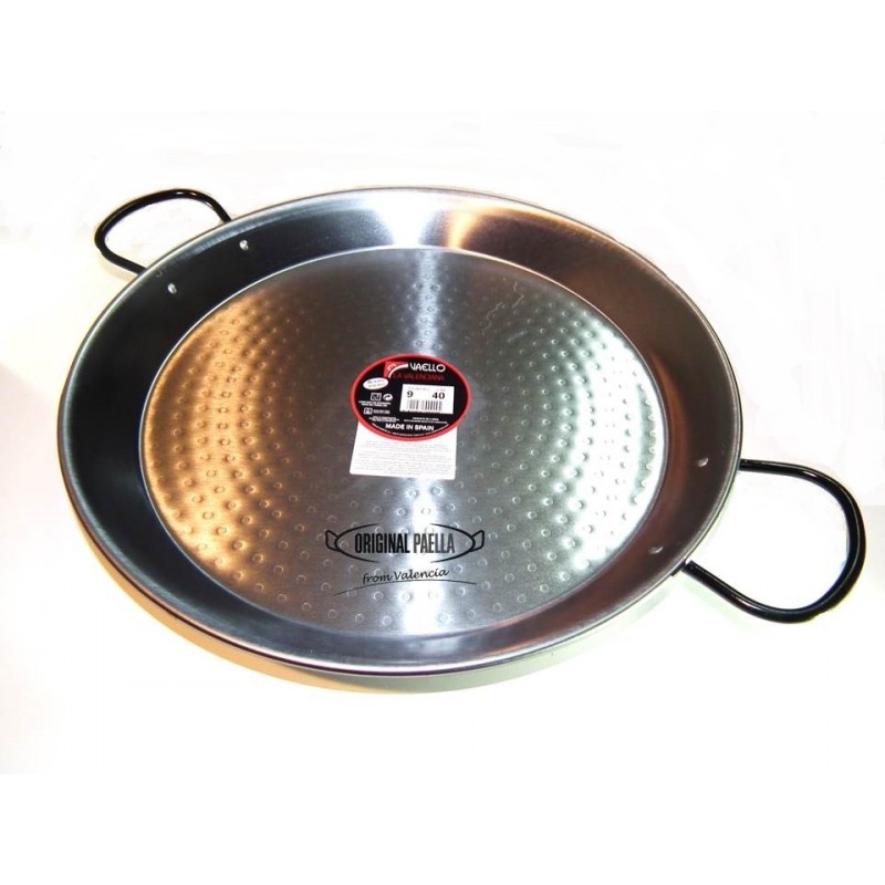 Pentola Per Pasta Padella Paella 20cm Acciaio Inossidabile - Per Zuppe, Risi, Pasta - Doppia Maniglia Antiscottatura Pentola Per Risotto - 6