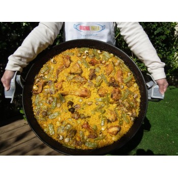 Ingredienti per la paella valenciana