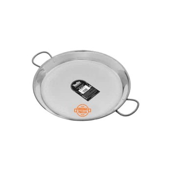 Pentola Padella per paella acciaio inox 42 cm per 10 persone