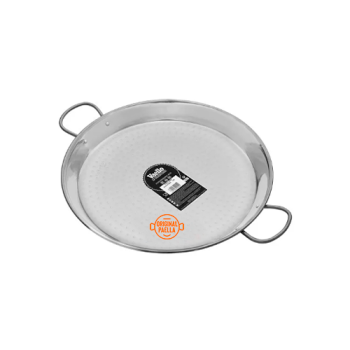 Pentola Padella per paella acciaio inox 50 cm per 14 persone