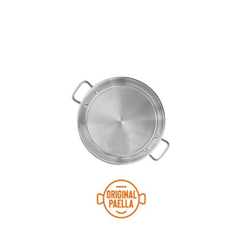 Padella per paella inox per induzione di 28 cm per 3 persone