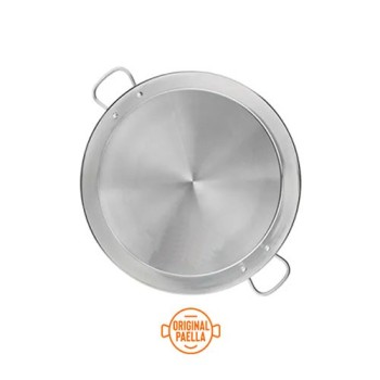 Padella per paella inox per induzione di 46 cm per 12 persone
