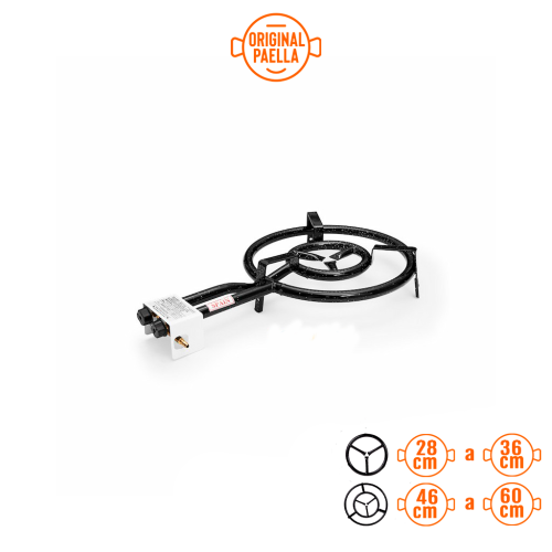 Fornello per Paella di 40 cm a gas GLP butano propano metano