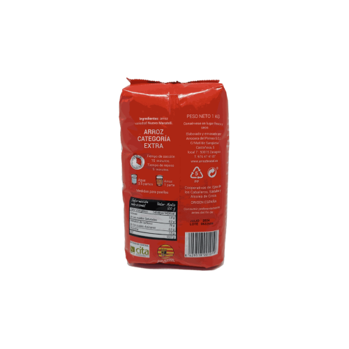 Riso La Marjal 1 Kg Nuovo Maratelli per paella gigante e catering