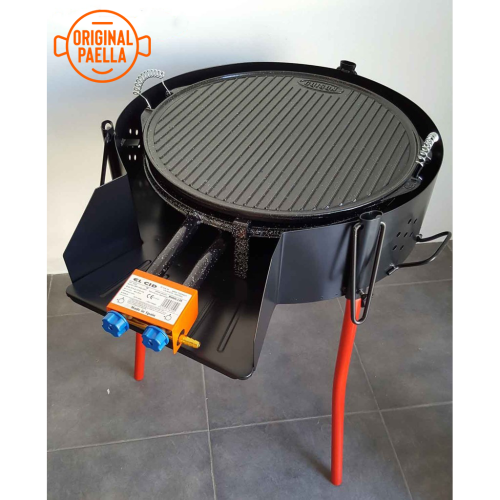 Custodia antincendio aperta, parabrezza e barbecue