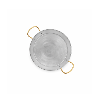 Pentola Padella per paella acciaio inox 42 cm per 10 persone