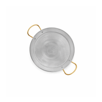 Pentola Padella per paella acciaio inox 46 cm per 12 persone