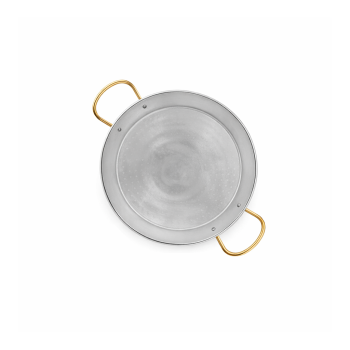 Pentola Padella per paella acciaio inox 50 cm per 14 persone