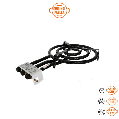 Fornello per Paella di 45 cm a gas GLP butano propano metano