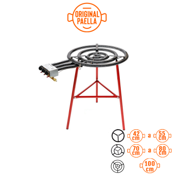 Fornello per Paella professionale di 70 cm per uso INTERNO
