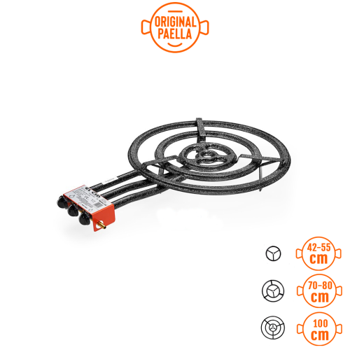 Fornello per Paella di 70 cm Tubo Piatto +GAS alta potenza