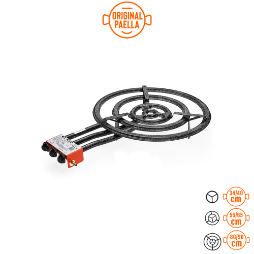 Fornello per Paella di 60 cm Tubo Piatto +GAS alta potenza