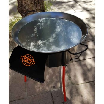Custodia antincendio aperta, parabrezza e barbecue