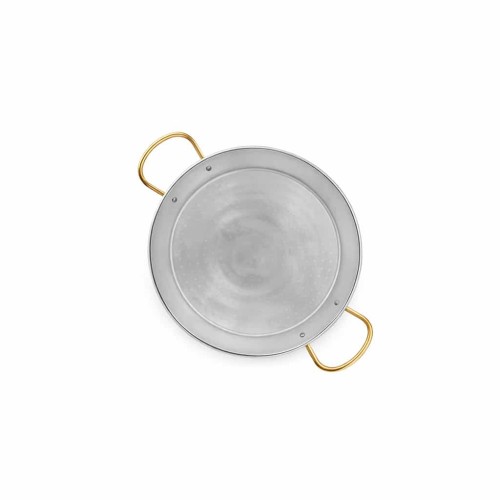 Pentola Padella per paella acciaio inox 42 cm per 10 persone