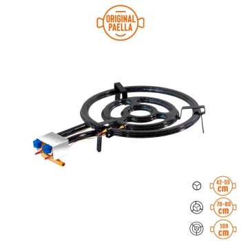 Paellero a gas professionale 50 cm bruciatore professionale