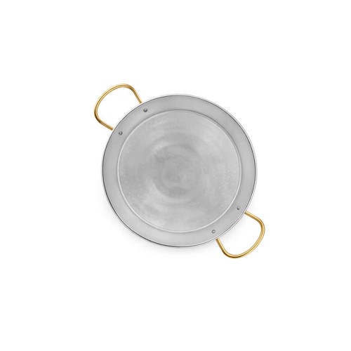 Pentola Padella per paella acciaio inox 46 cm per 12 persone