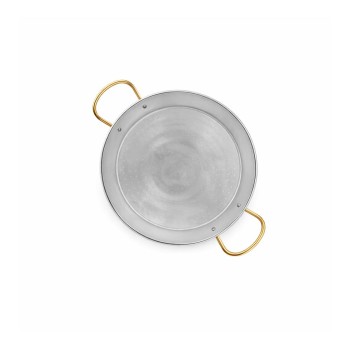 Pentola Padella per paella acciaio inox 50 cm per 14 persone