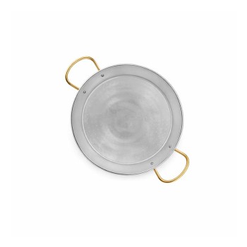 Pentola Padella per paella acciaio inox 55 cm per 16 persone