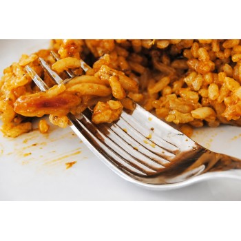Forchetta cucchiaio per riso e paella in acciaio inox