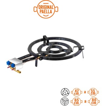 Paellero a gas professionale 50 cm bruciatore professionale