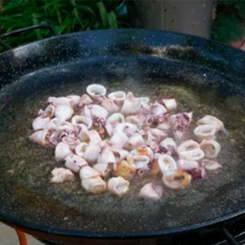 2.- Saltare i calamari