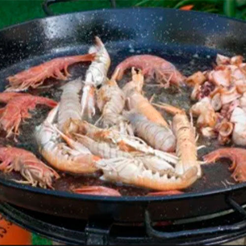 4.- Aggiungere i frutti di mare