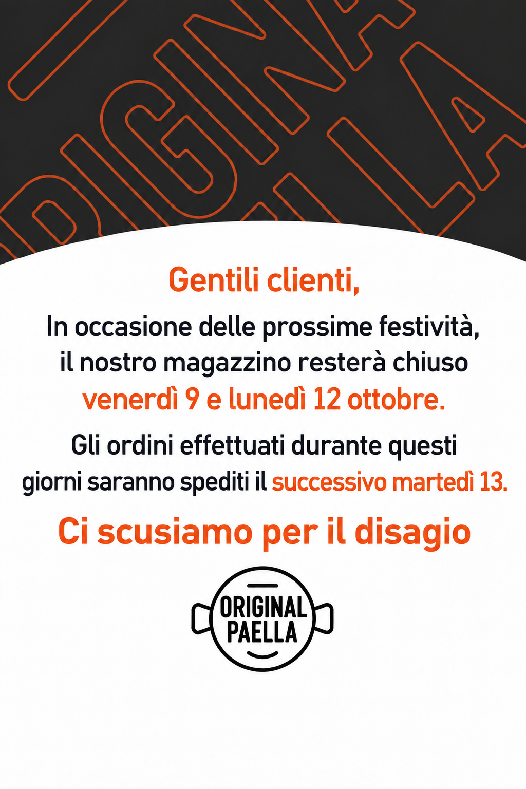 Il grembiule da paella originale e gratuito