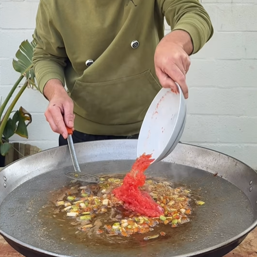 6.- Ridurre il pomodoro