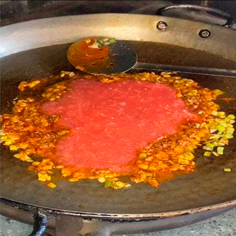 5.- Aggiungere il pomodoro