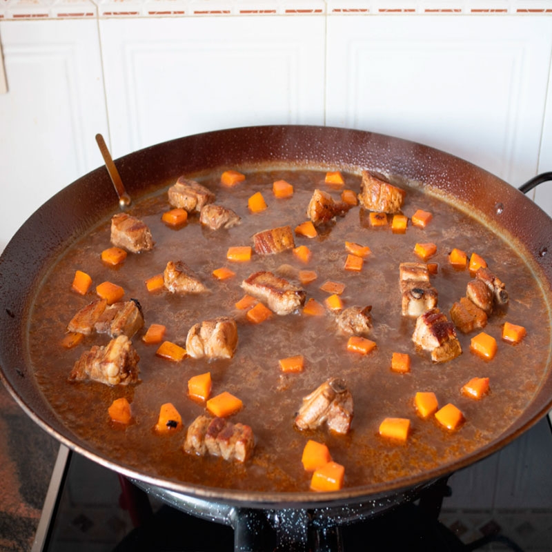 9.- Aggiungere la zucca
