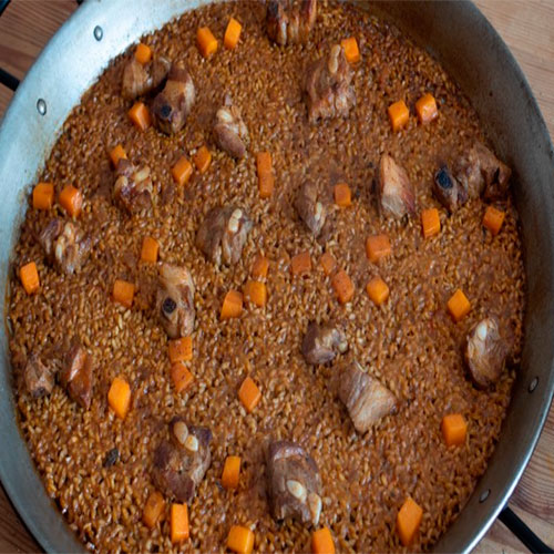 Ricetta de @elchefkent: costine e riso alla zucca