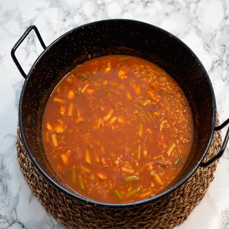 Ricetta de @elchefkent: riso al miele di rana pescatrice