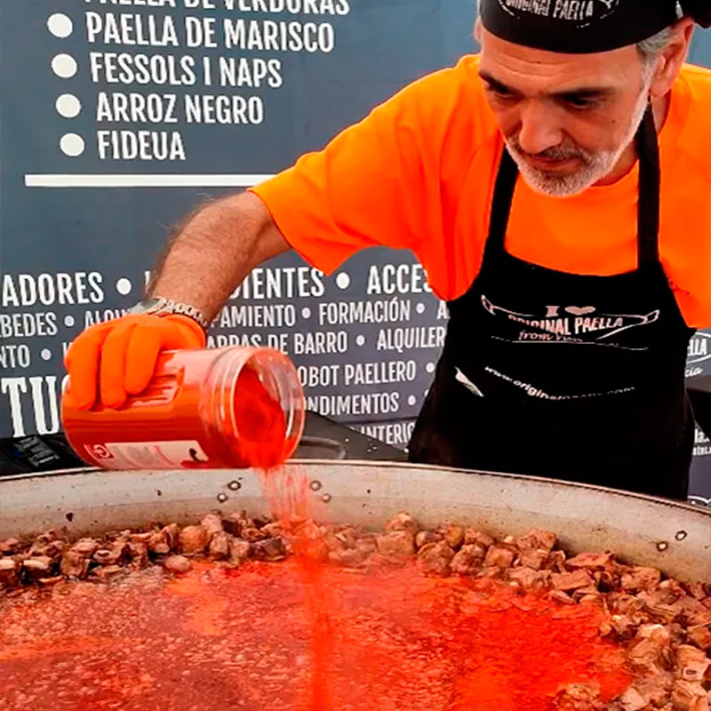 4.- Aggiungere la paprika