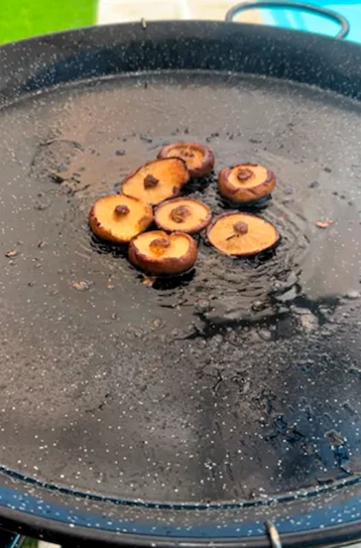 2.- Friggi shitake e mango