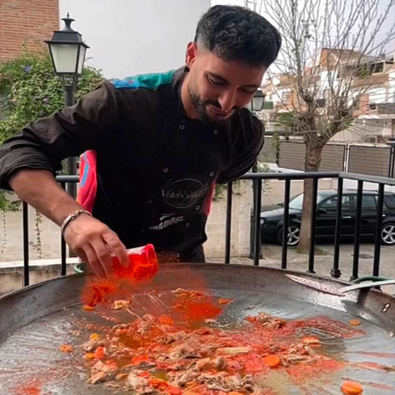 5.- Aggiungere la paprika