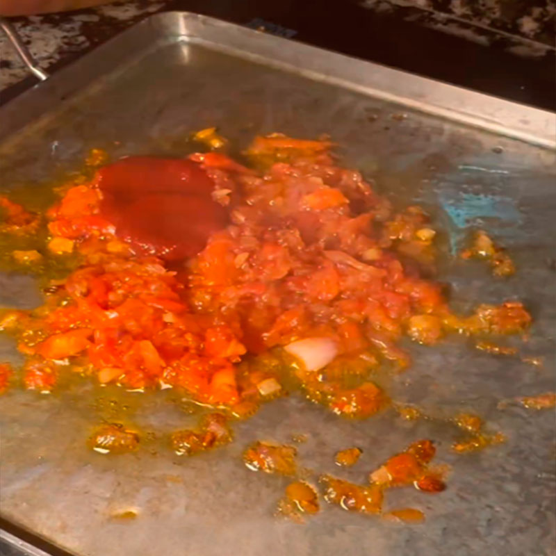 4.- Aggiungere la carne di ñora