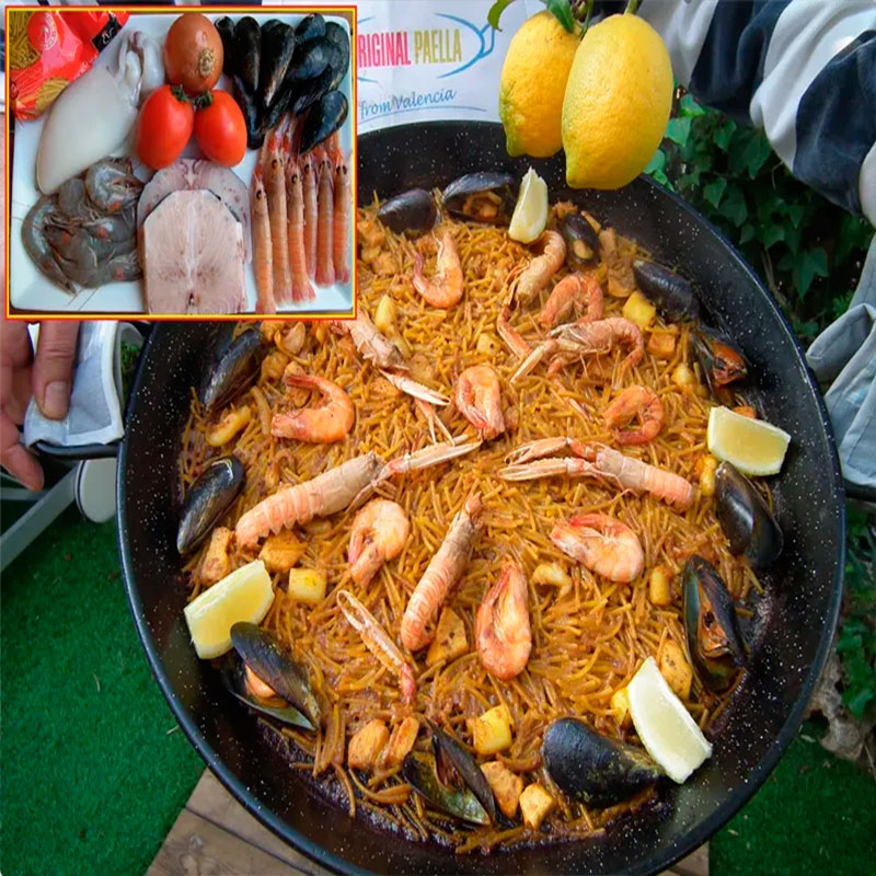 Ricetta facile originale Fideua