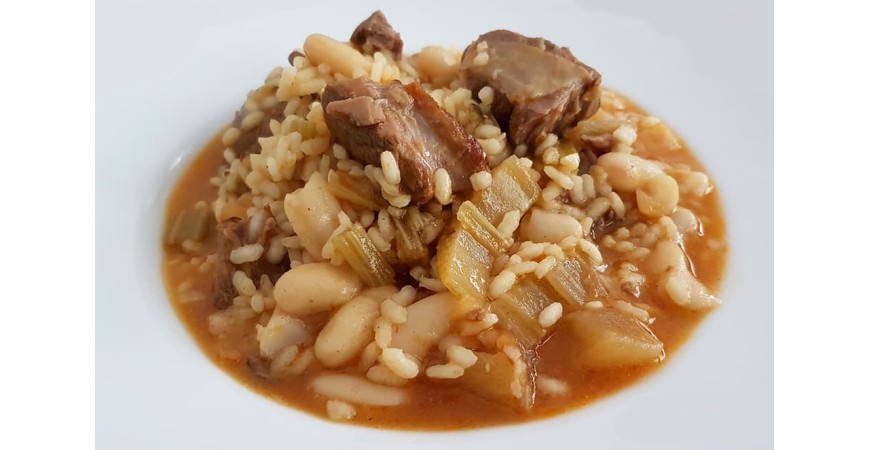 Ricetta di @ximo_carrion: riso cremoso con ossobuco in stile fesols i naps