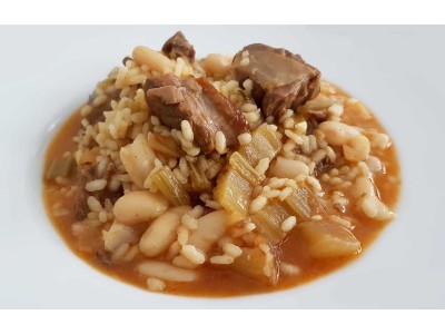 Ricetta di @ximo_carrion: riso cremoso con ossobuco in stile fesols i naps