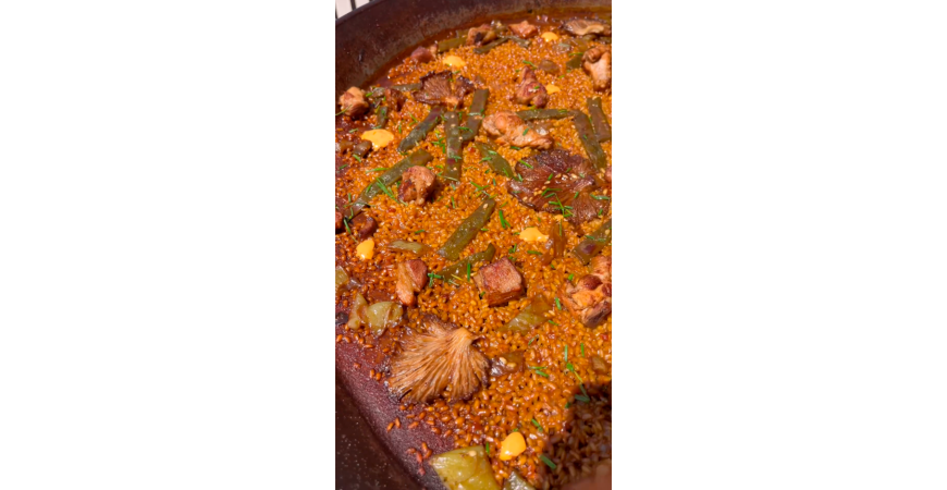 Ricetta di @laninavalenciana: Riso con pollo e costine con salsa teriyaky