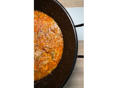 Ricetta di @vadearroces: Riso morbido con costine, carciofi e foie gras