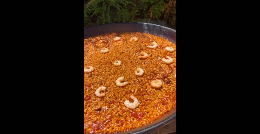 Ricetta de @cherenayuso: paella di calamari e gamberi