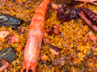 Ricetta di _comeydisfruta_: Riso con polpo e carciofi