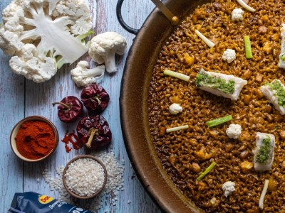 Ricetta di @cocinandoparati10: Merluzzo, cavolo e riso all'aglio